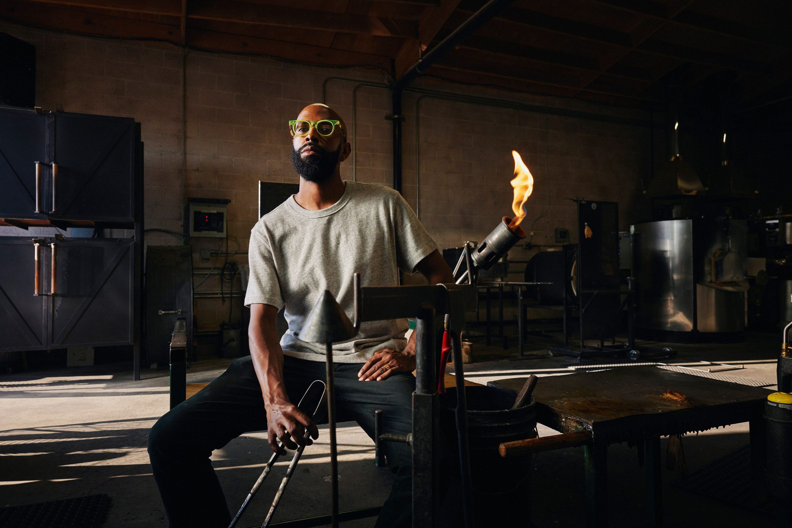 How one glass artist is using his success to pave the way for future generations