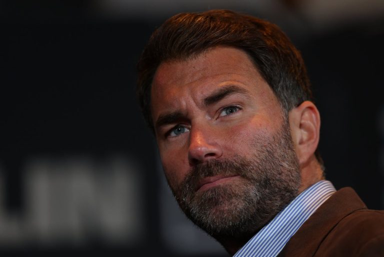 Eddie Hearn: ‘Ask anyone to name three guys in boxing, they’ll say: Tyson Fury, Anthony Joshua, me’
