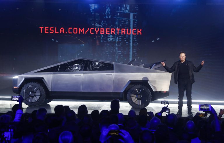 Tesla stock falls after Cybertruck launch