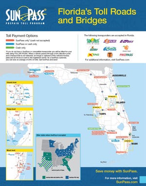 Florida toll roads and bridges.